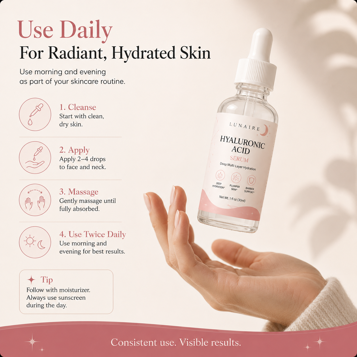 Multi-Weight Hyaluronic Acid Serum