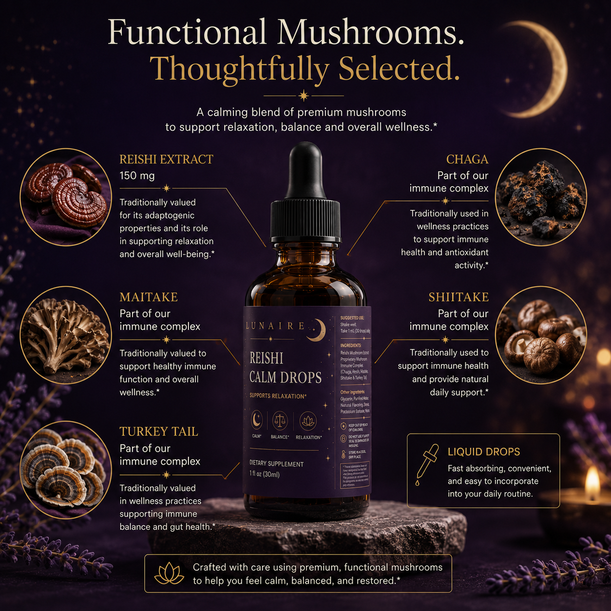 Reishi Calm Drops