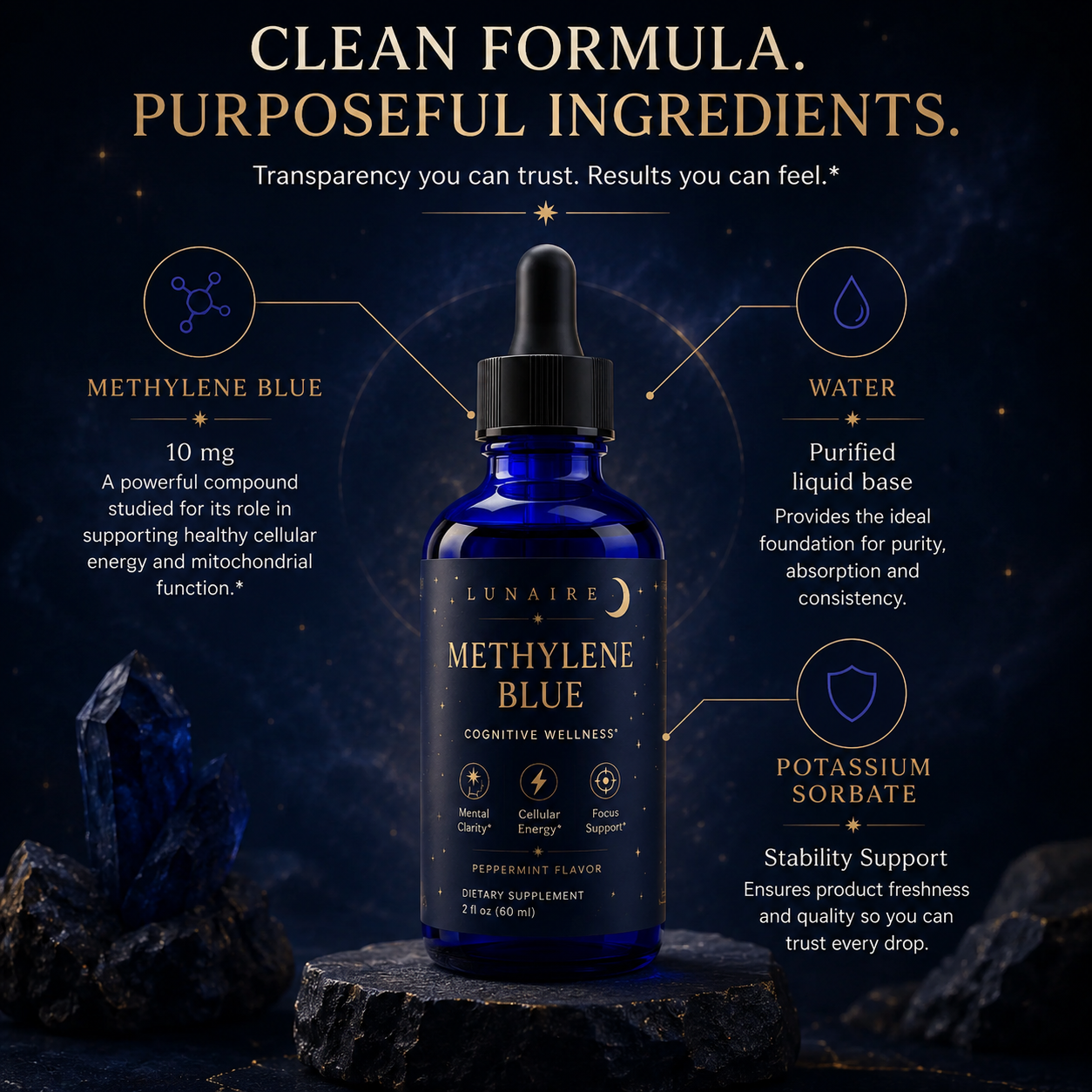 Methylene Blue Clarity Drops