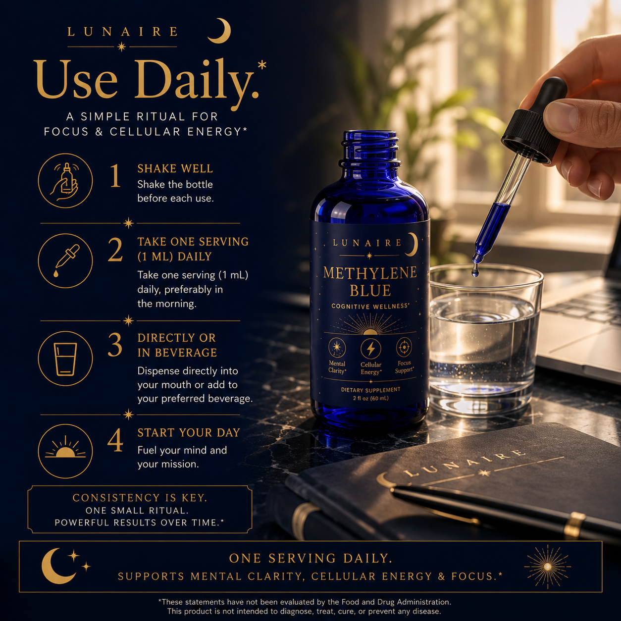 Methylene Blue Clarity Drops