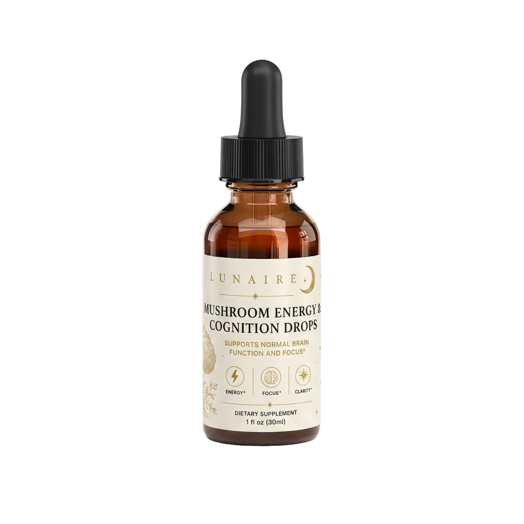 Lunaire Mushroom Energy & Cognition Drops