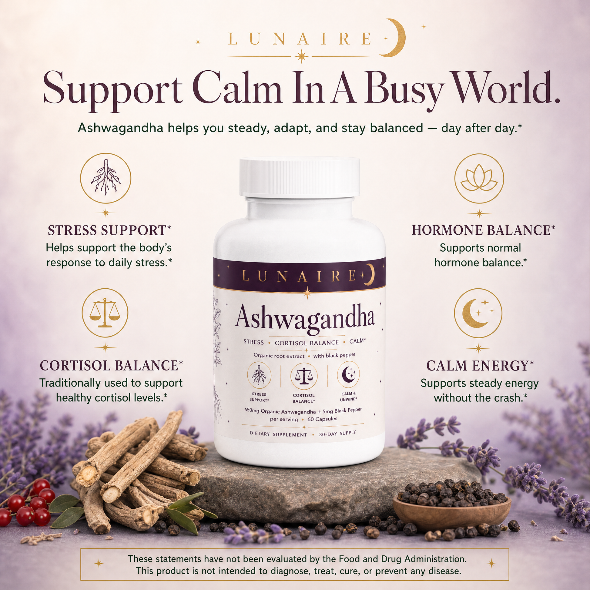 Ashwagandha - Support Calm in a Busy World